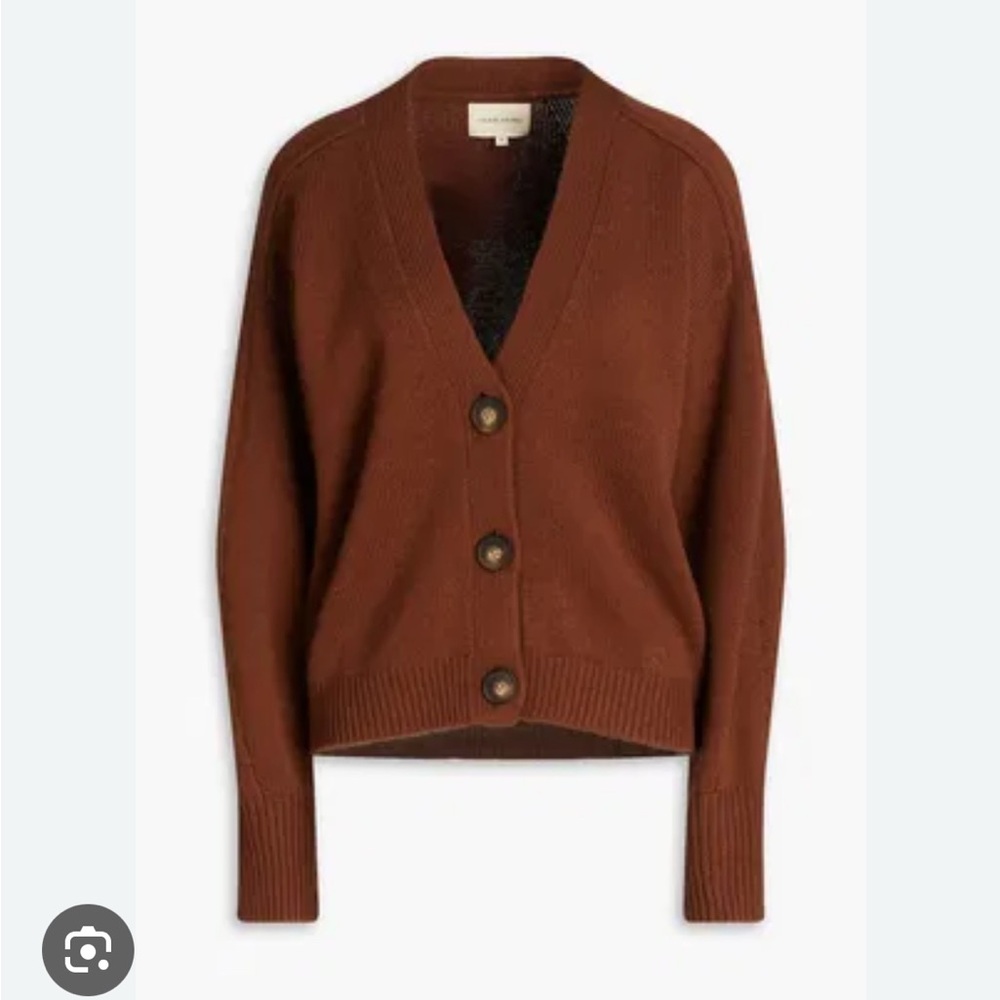 Loulou Studio | Zanzibar Cardigan | Warm Brown | XS